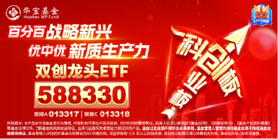 成长喜迎“东风”？长线资金或青睐医药和AI产业链！硬科技宽基——双创龙头ETF（588330）盘中涨逾3.2%