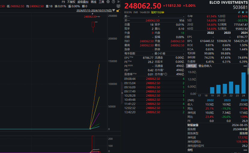 印度这只小盘股一天暴涨6692535%，创全球纪录！啥情况？