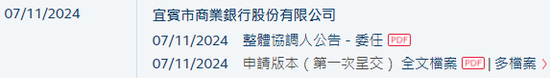 宜宾市商业银行来自四川 递交IPO招股书拟香港上市，建银、工银联席保荐